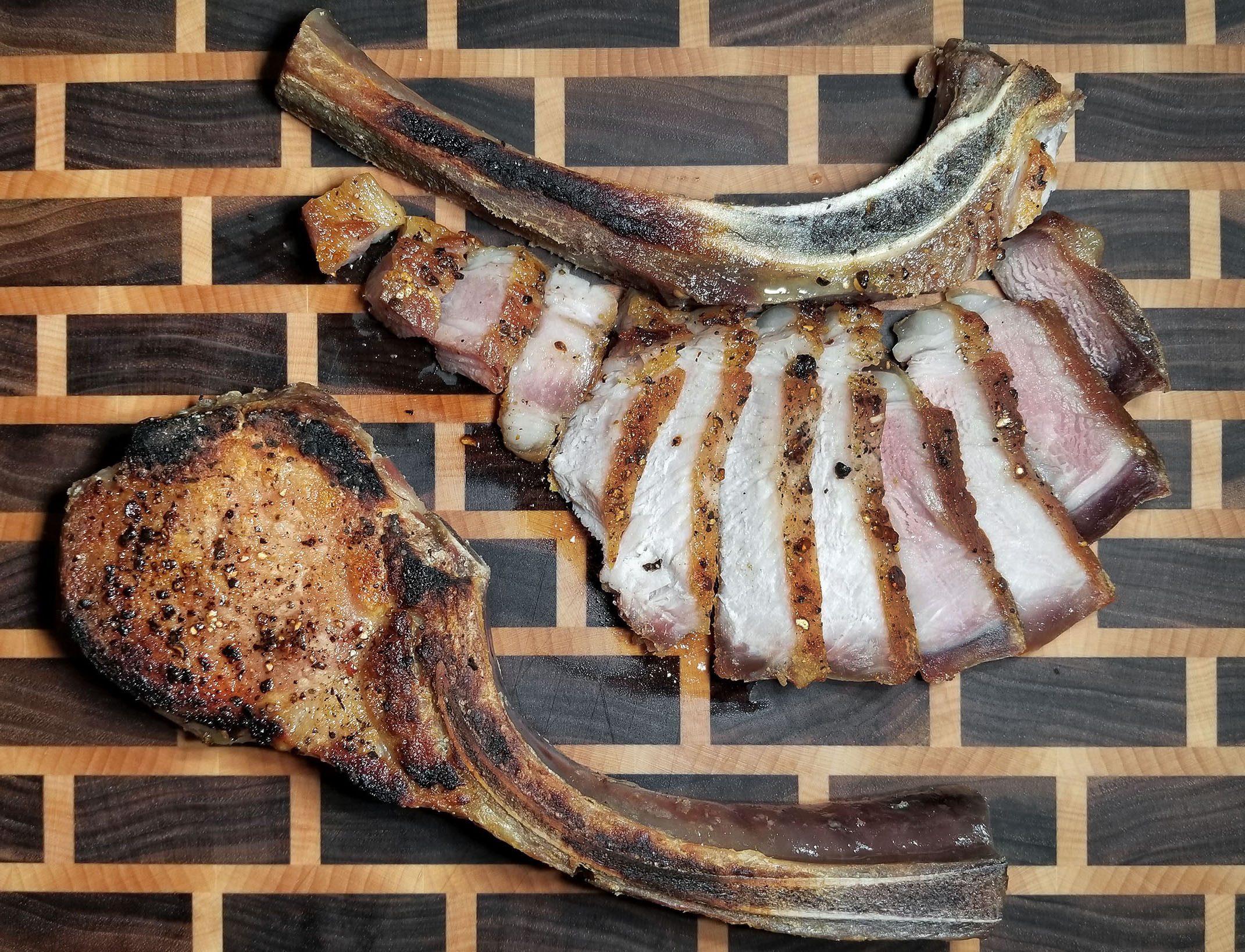 DryAged Duroc Pork Chops Johnny Prime